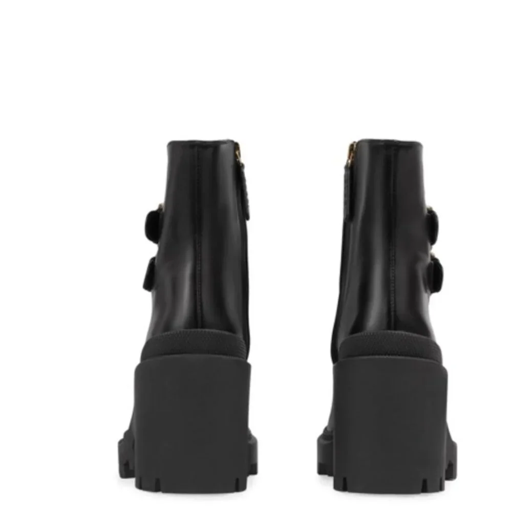 Gucci Kensington Nappa Samoa Ankle Boots with Buckle Detail - Picture 4 of 10